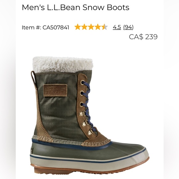 Black LL Bean boots - Picture 6 of 6